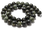 AD Beads Natural Gemstone Smooth Round Loose Beads 15“ 6mm 8mm 10mm (6mm, Kambaba Jasper) - color: Kambaba Jasper, size: 6mm