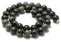 AD Beads Natural Gemstone Smooth Round Loose Beads 15“ 6mm 8mm 10mm (6mm, Kambaba Jasper) - color: Kambaba Jasper, size: 6mm