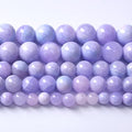 10MM 38PCS Galaxy Purple Jade Stone Loose Beads for Jewelry Making DIY Bracelet - color: Galaxy Purple Jade, size: 10mm