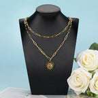 YOUBEIYEE 10pcs Charming Paperclip Necklace Chain Kit Gold Plated Stainless Steel Link Chain Necklace Paper Clip Necklace Bulk - color: Gold, size: 20inch (4x12mm)