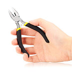 SPEEDWOX Mini Linesman Pliers Wire Cutters 4.5 Inches Combination Pliers Jewelry Making Small Micro Fine Lineman's Pliers Beading Tool Hobby Repairing Crafts - size: Linesman Pliers