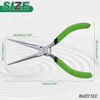 5 Inch Mini Needle Nose Pliers Long Needle Nose Pliers With Spring Wire Looping Bending For Electrician Repair Jewellery Making Handicraft Diy Computer Repair Model Making - style: Needle Nose Pliers