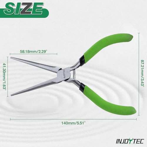 5 Inch Mini Needle Nose Pliers Long Needle Nose Pliers With Spring Wire Looping Bending For Electrician Repair Jewellery Making Handicraft Diy Computer Repair Model Making - style: Needle Nose Pliers