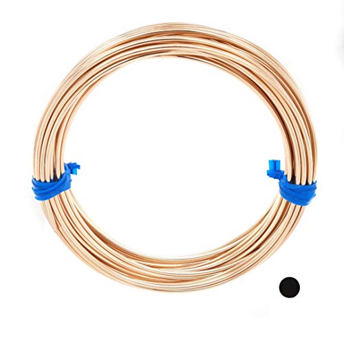 16 Gauge, 14/20 Yellow Gold Filled Wire (Round) Dead Soft 14K Gold Filled Made in USA - 1 Ounce (7.5FT) by CRAFT WIRE - size: 16 Gauge, style: 1 Ounce