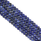 Natural Blue Sodalite Beads 6mm Round Stone Beads for DIY Bracelets Necklace Earrings Making 60pcs - color: Blue Sodalite, size: 6mm