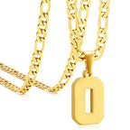 Personalized Jersey Number Necklaces for Mens,Athletes Stainless Steel Sport Number Pendant Chain for Mens Baseball/Basketball/Football Team Inspiration Jewelry with Gifts - color: Gold, style: 0 Gold