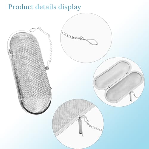 Parts Washer Basket 2 Pcs Stainless Steel Basket for Ultrasonic Jewelry Cleaner, Parts, Ultrasonic Cleaner Basket Ideal Small Parts Jewelry Cleaning Basket Jewelry Steamer - size: 4.3+4.3Inch