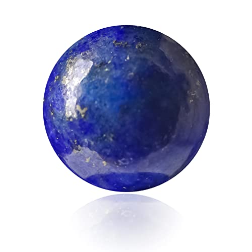 100pcs Natural Stone Round Genuine Loose Smooth Crystal Beads Gemstone for DIY Charm Bracelet Necklace Earring Jewelry Making Accessories - color: Blue, size: 6MM（100pcs）