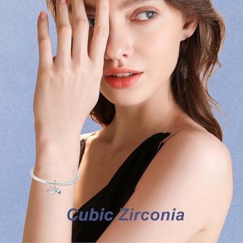 925 Silver Charms Pendants For Pandora Bracelet Golden charms Bead Safety Chain Clip set Heart Flower Animal Beads Family, Mom, Friend, Daughter, Birthday, Jewelry Gift - style: G-Boy and Girl Love Forever