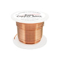 Hobbyworker 18 Gauge Bare Copper Wire 69FT/1mm Beading Craft Wire for Jewelry Making - size: 18 Gauge