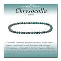 MASSIVE BEADS Natural Genuine Gemstone Beads Healing Crystal Chakra Reiki Jewelry Faceted Round Beads Bracelets 3mm - color: Chrysocolla