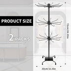 3 Tier Spinner Display Rack Retail Display Stand Metal Rotating Display Rack for Jewelry Keyring Socking HatsToys