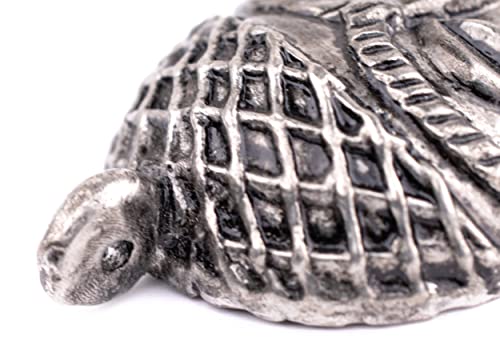 TheBeadChest African Silver Mask Pendant (75x55mm): Genuine West African Mask Design for DIY Jewelry & Necklaces - color: Silver, size: Large (75x55mm)