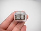 ALL in ONE 15 Gram/300pcs 4mm Antique Bronze Plated Open Jump Ring with 5 Gram Storage Box - color: Antique Bronze, size: 4mm
