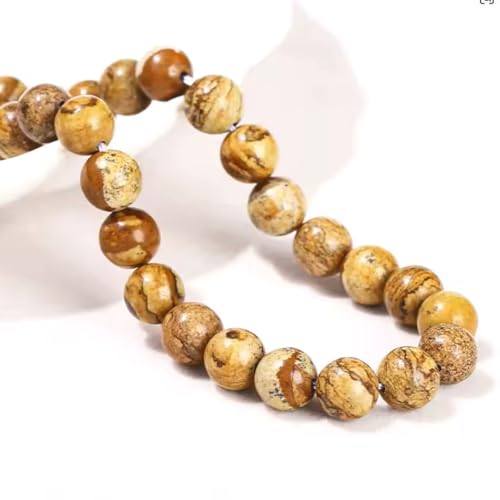 90pcs Adabele Natural Picture Jasper Healing Gemstone 4mm (0.16 inch) Small Round Beads Gem Stone Spacer for DIY Craft Jewelry Making GY10-4 - color: Picture Jasper, size: 4mm (90pcs/1 Strand)