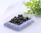 Natural Stone Beads 100pcs 10mm Dragon Blood Stone Round Genuine Stone Beading Loose Gemstone DIY Smooth Beads for Bracelet Necklace Earrings Jewelry Making (Dragon Blood Stone Red, 10mm) - color: Dragon Blood Stone Red, size: 10mm