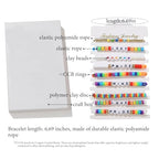 12pcs Halloween Heishi Beaded Bracelets for Women-Spooky Ghost & Pumpkin Party Favors Boho Stackable Polymer Clay Bead- Stretch Friendship Bracelet Set - style: LGBTQ 1-9pcs