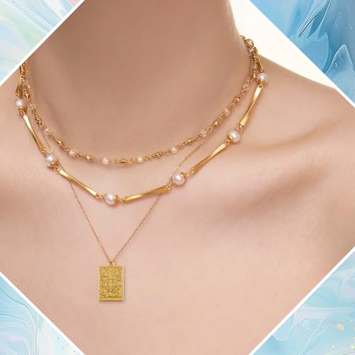 SUNNYCLUE 1 Box 40Pcs 20 Styles Metal Tarot Card Charms Divination Charms Bulk Gold Rectangle Magic Occult Astrology Alloy Gothic Pendants for Jewelry Making Halloween Necklace Bracelet Earrings DIY - color: Gold