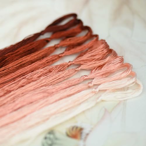 MIINGGUXIUYI Mulberry Silk Floss Embroidery Thread Floss-Cross Stitch Threads China Silk Woven Jewelry Threads DIY Sewing Kits (93) - color: 93