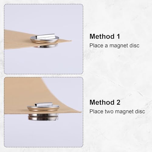4 Pairs Mini Magnetic Pin Brooch Converters, Magnetic Clasps for Clothing Metal Pin Backs Almost Invisible Magnet Pin Converter for Hijab Scarf Shawls Thin Fabric