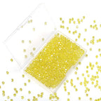 1000pcs Crystal Glass Beads 4mm Bulk Faceted Bicone Spacer Beads for DIY Jewelry Making - color: Lemon Yellow AB, size: 4mm