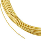 BENECREAT 65.6 Feet 20 Gauge(0.8mm) Brass Craft Jewelry Wire Gold Artistic Wrapping Wire Tarnish Resistant Round Copper Wire for Jewelry Beading Craft Making Ring Earrings DIY - size: 20 Gauge