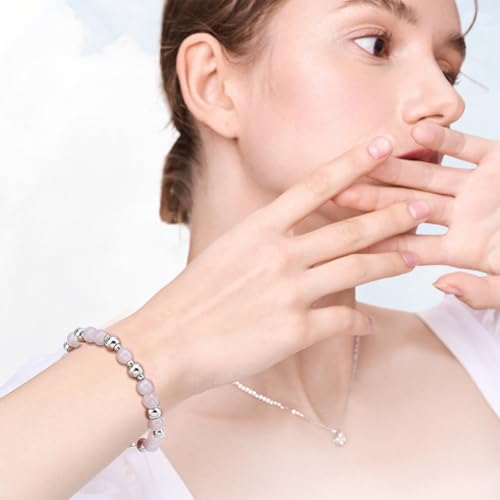 PH PandaHall 30pcs Stainless Steel Stopper Rondelle Spacer Beads with Rubber Inside, Fit Adjustable Slider Chain, Jeweley Bracelet Necklace Making