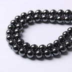 103pcs 4mm AAA Black Hematite Beads Natural Stone Gemstone Round Loose Beads for Jewelry Making DIY Bracelets - color: Black Hematite, size: 4mm