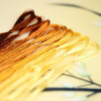Natural 100% Mulberry Handmade Embroidery Silk Thread Silk Floss (27) - color: 27