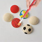 ANZKA 400pcs Mini Half Wood Beads, 12mm Unfinished Round Split Wooden Balls for Craft Paint, 1/2 inch Wooden Hemisphere Bulk - size: 400x12mm