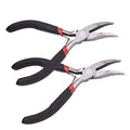 2 Pack Bent Nose Pliers for Jewelry Making Beading Repair Supplies-5 inch - style: Bent Nose