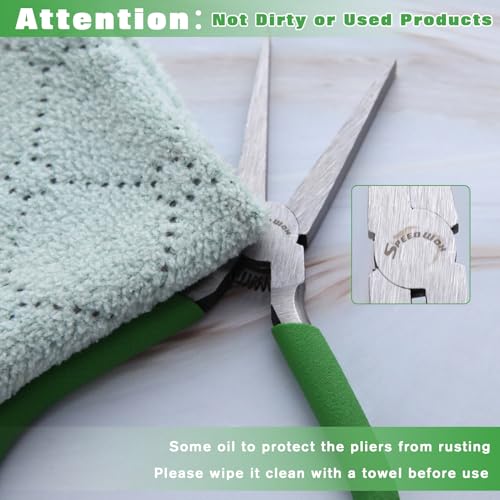 SPEEDWOX 5 inch flat nose pliers mini duckbill pliers fine nose pliers fine nose pliers precision pliers for jewelry making hand tools beading craft craft - style: Mini Curved Nose Pliers Serrated Jaw