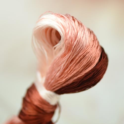 MIINGGUXIUYI Mulberry Silk Floss Embroidery Thread Floss-Cross Stitch Threads China Silk Woven Jewelry Threads DIY Sewing Kits (93) - color: 93
