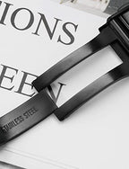 watchdives Watch Buckle 18mm/20mm/22mm Fold Safety Milled Clasp Replacement Stainless Steel Watchband Clasp (Black, 20mm) - color: Black, size: 20mm