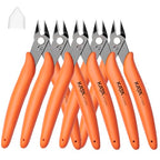 KATA 5-Pack Micro Wire Cutters, Precision Electronics Flush Cutter and Side Cutting pliers, Clean Cut for Model, Jewelry, Model Kits - color: 5 Pack