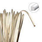The Beadsmith Square Craft Wire - Medium Temper Beading Wire, Silver Color, 21 Gauge, 4 Yards - color: Silver, size: 21 Gauge, 4 Yard Coil