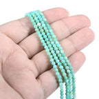 Australian Nephrite 3mm Faceted Gemstone Round Loose Beads Strand 15.5-16" DIY Jewelry Making - color: Australian Nephrite