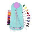 Choose Friendship, My Friendship Bracelet Maker®, an American Original | 20 Pre-Cut Threads - Makes Up to 8 Bracelets | Craft Kit, Kids, Bracelet Making Kit, Jewelry-Making Kit, Gifts for Girls 8-12 - color: Cotton Candy