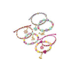 Make It Real Disney Princess Crystal Dreams Jewelry Kit - DIY Bead & Charm Bracelet Set with Swarovski Crystals, Includes Supplies & Exclusive Princess Book - Create 6 Bracelets, Ages 8