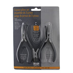 The Beadsmith Precision Series Pliers Set – 3-Piece Kit: Chain Nose, Round Nose and Flush Cutter with Tungsten Carbide Blades – Make Bracelets, Necklaces & Earrings – Tools for Jewelry Making - style: Precision Set