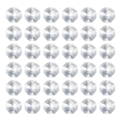 PATIKIL K9 Crystal Pendants Teardrop Beads, 12 Pack 28mm Chandelier Prisms Parts Hanging Beads DIY Lamp for Arts Crafts Decoration, Red - color: Red