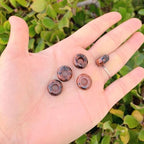 Adabele 30pcs Natural Red Brecciated Jasper Gemstone 8x14mm Donut Rondelle Beads Large Hole ID 5.6mm for DIY Craft Jewelry Making GW-A12 - color: Brecciated Jasper, size: 14mm x 8mm - 30pcs