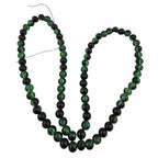 DandS ltd Crackle Lampwork Glass Beads for Jewelry Making, Dark Green, Vibrant DIY Bracelets, Necklaces, Earrings, Beading Supplies & Craft Kits for Handmade Jewelry, 80pcs 0.39 inch (10mm), #J234-10 - color: Dark Green