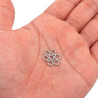 500PCS 6mm 1.2mm Thick Heavy Duty 16 Gauge Stainless Steel Jump Rings, Unwelded Metal Round Strong Craft O Ring for Necklace Bracelet Keychain Chainmail Jewelry Making - size: 6mm OD-1.2mm Thick-16 Gauge