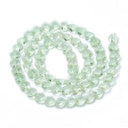Cheriswelry 100pcs Heart Transparent Glass Beads - 14mm Faceted Heart Shape Pale Green Crystal Loose Spacer Beads for DIY Bracelet Jewelry Making - color: Pale Green, Transparent