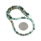 6mm African Turquoise Faceted Gemstone Round Loose Beads Strand 15.5-16" DIY Jewelry Making - color: African Turquoise
