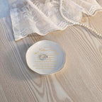 HOME SMILE Matron Of Honor Ring Dish - Will You Be My Matron Of Honor - Jewelry Trinket Dish Tray, Bridesmaid & Bridal Shower Gifts - Proposal Gift For Bestie, White Ceramic - style: Matron Of Honor