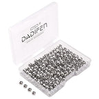 304 Stainless Steel Round Beads 5.0mm 200pcs Spacer Beads for Jewelry DIY Making and Repairing - size: 5.0mm