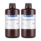 ANYCUBIC 3D Printer Resin, 405nm SLA UV-Curing Resin with High Precision and Quick Curing & Excellent Fluidity for LCD 3D Printing (Grey+Grey, 2kg) - color: Grey, size: 2kg