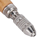 Single End Pin Vise, 3 Set Graver Type Chuck Single End Lock Nozzle Pin Vise Gold Jewelry Production Making Tool For Carving DIY Woodworking Electronic Assembly Model Making